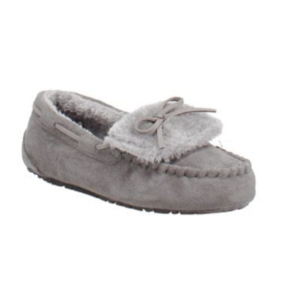 Hooked Women's Chill Gray Slippers, Size 11